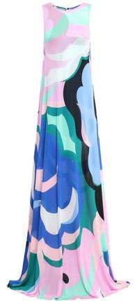 Printed Jersey Gown