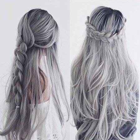 Silver Hairstyle