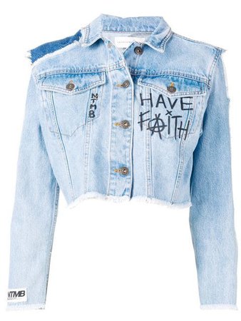 Faith Connexion cropped jacket $1,194 - Buy Online - Mobile Friendly, Fast Delivery, Price