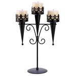 Torch Style Triple Candle Holder – Vintage Country Couture