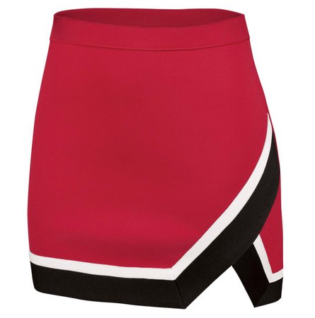 red and black cheer skirt