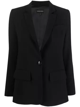 Emporio Armani single-breasted Suit Jacket - Farfetch