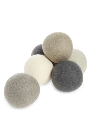 Five Two by Food52 Pack of 6 Wool Dryer Balls | Nordstrom