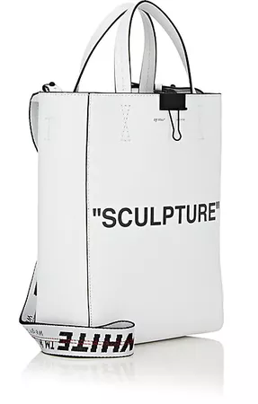 Off-White c/o Virgil Abloh "Sculpture" Medium Leather Tote Bag | Barneys New York