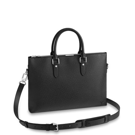 Anton Soft Briefcase Taiga Leather - Bags | LOUIS VUITTON ®