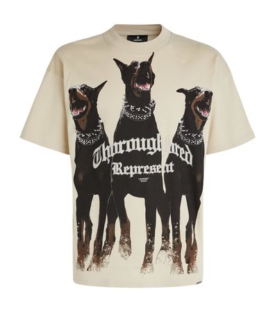 Mens Represent white Cotton Thoroughbred T-Shirt | Harrods # {CountryCode}