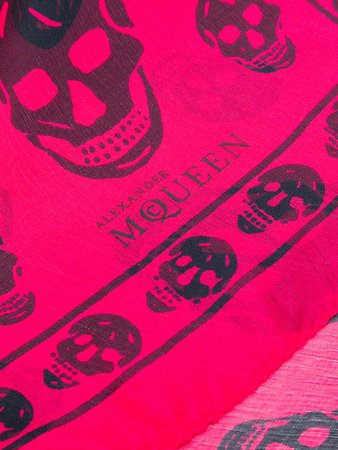Alexander McQueen skull print foulard £235 - Fast Global Shipping, Free Returns
