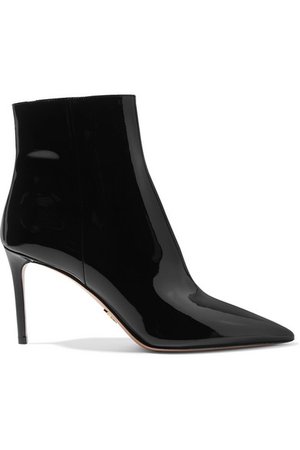 Prada | Patent-leather ankle boots | NET-A-PORTER.COM