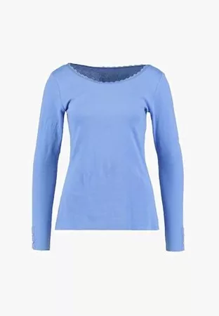 edc by Esprit Long sleeved top - blue - Zalando.co.uk
