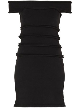 Shop Alexander Wang cut-out off-shoulder minidress with Express Delivery - FARFETCH