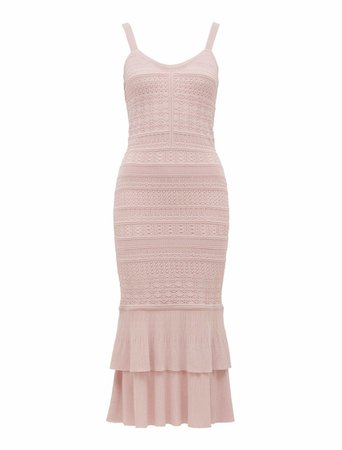 Bonnie Sheer Frill Knit Dress - Women's Fashion | Forever New