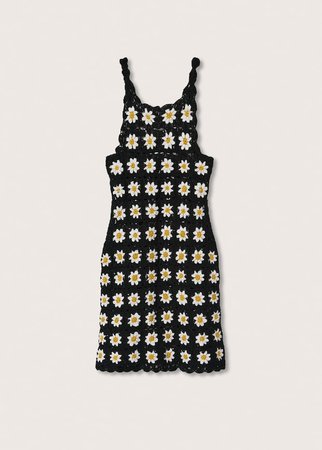 Daisy crochet dress | Mango USA