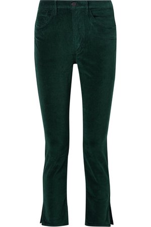 3x1 | W3 Higher Ground stretch-cotton velvet slim-leg pants | NET-A-PORTER.COM