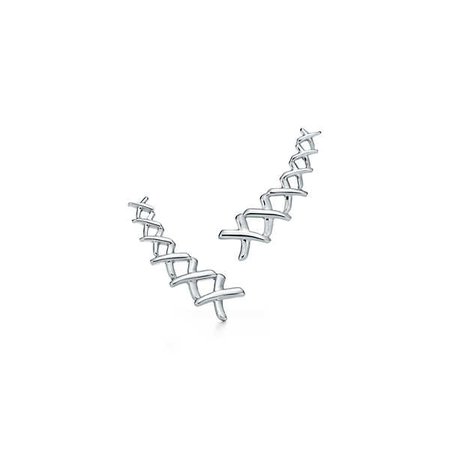 Paloma's Graffiti X climber earrings | Tiffany & Co.