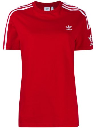 Adidas Camiseta Com Listras No Ombro - Farfetch