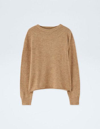 Camel Jersey Sweater