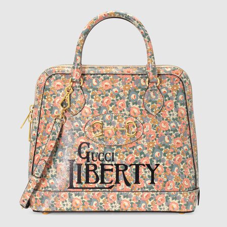 Pink Online Exclusive Gucci Horsebit 1955 Liberty London bag | GUCCI® US