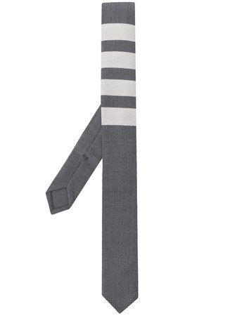 Thom Browne 4-bar Plain Weave Tie - Farfetch