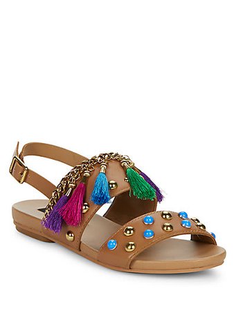 lord & taylor ariel two band ankle strap sandals