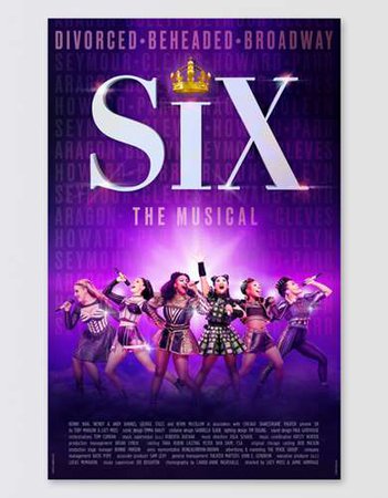 Six the Broadway Musical Poster - Six | PlaybillStore.com