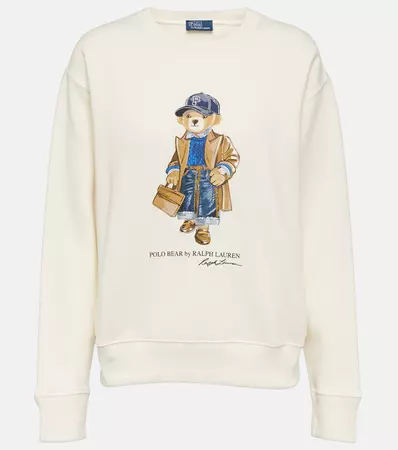 Polo Bear Cotton Blend Jersey Sweatshirt in Multicoloured - Polo Ralph Lauren | Mytheresa