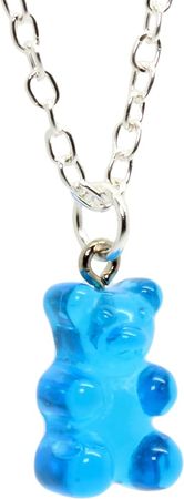 Blue Gummy Bear Necklace