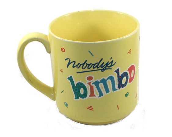 Nobody's Bimbo mug funny feminist mug retro 1990s mug | Etsy