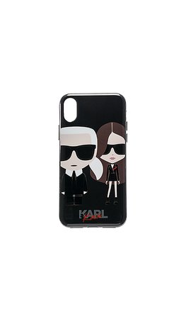 KARL X KAIA iPhone X Case in Black | REVOLVE