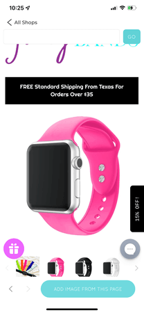 Apple Watch band pink