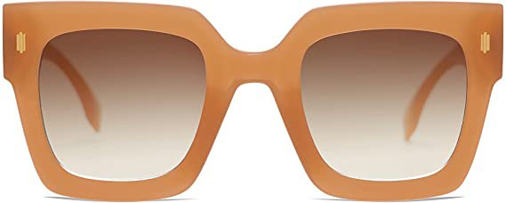 Amazon.com: SOJOS Vintage Oversized Square Sunglasses for Women,Retro Womens Luxury Big Sun Glasses UV400 Protection SJ2194 DANA Cream Brown : Clothing, Shoes & Jewelry