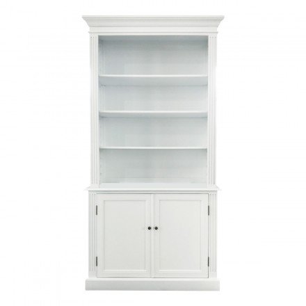 French Provincial Hamptons Buffet and Hutch Library Bookcase Cabinet - Wholesales Direct