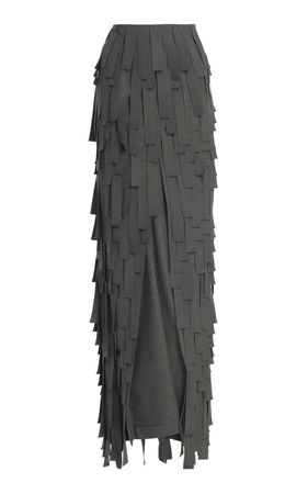 Ribbon-Embellished Maxi Skirt By A.w.a.k.e. Mode | Moda Operandi