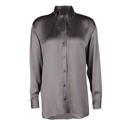 grey silk blouse - Buscar con Google
