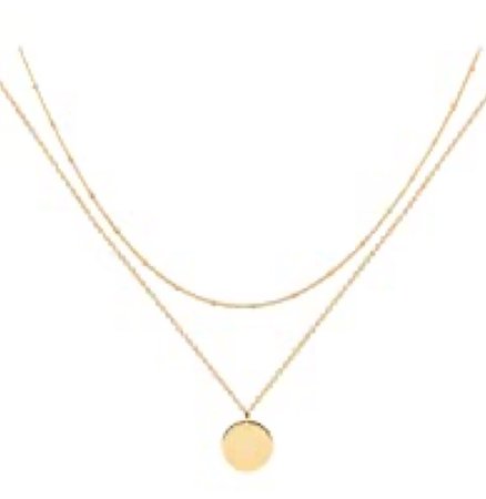 Golden Full Circle Necklace