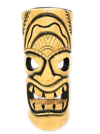Tiki Mask Wood Art
