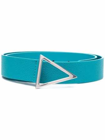 Bottega Veneta triangle-buckle leather belt