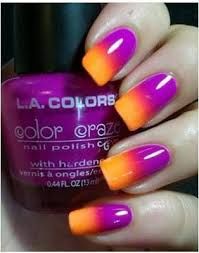 purple and orange nails - Google Search