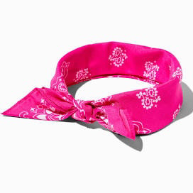 pink bandanna