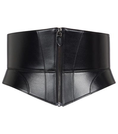 Alaïa - The Zip Large leather corset belt | Mytheresa