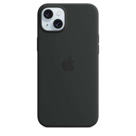 Coque en silicone avec MagSafe pour iPhone 15 Plus - Noir - Apple (FR)
