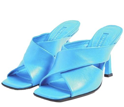 blue 90s heels