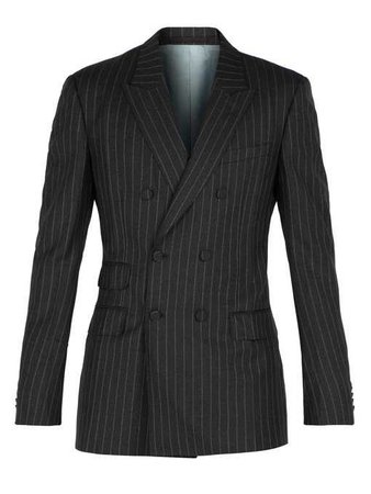 Striped double-breasted blazer | Gucci | MATCHESFASHION.COM FR