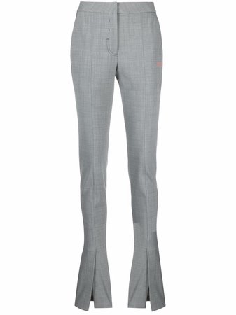 Off-White split flared trousers - FARFETCH