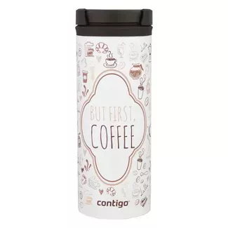 Contigo Twistseal Eclipse Coffee Travel Mug 16oz - But First Coffee : Target