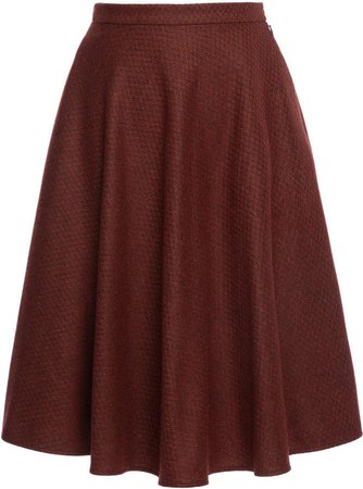 Lena Hoschek Kingsman A-Line Midi Skirt