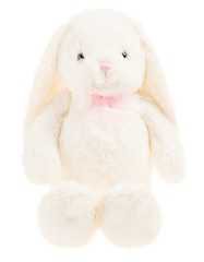 white plush bunny