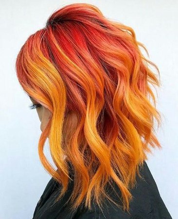 Flaming hair