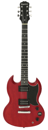Ephipone SG VE Cherry Electric Guitar PNG
