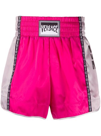 versace boxing shorts pink