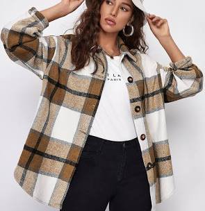 checkered wool blend jacket - Google-haku